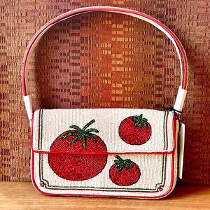 NWT Staud Tommy Shoulder Bag Tomato